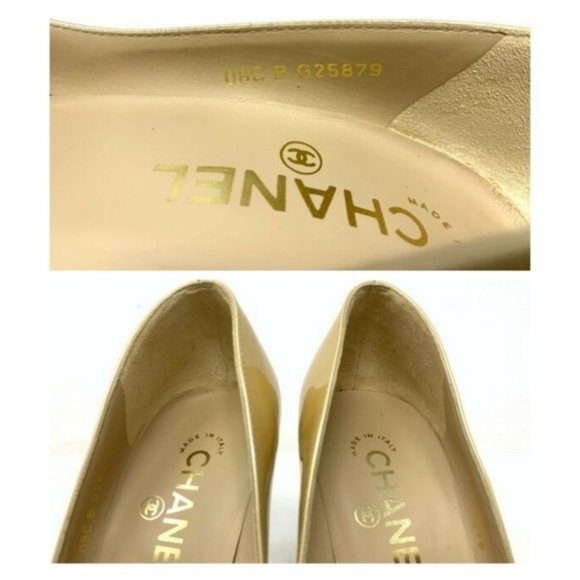 CHANEL COCO Mark Patent Leather Open Toes Shoes - Picture 8 of 8